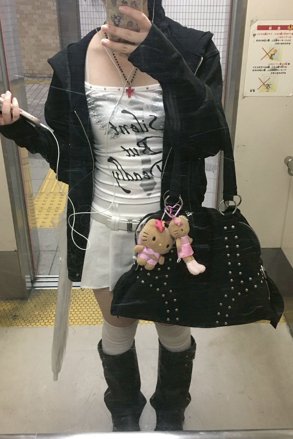 スタッズトートバッグ KR12526