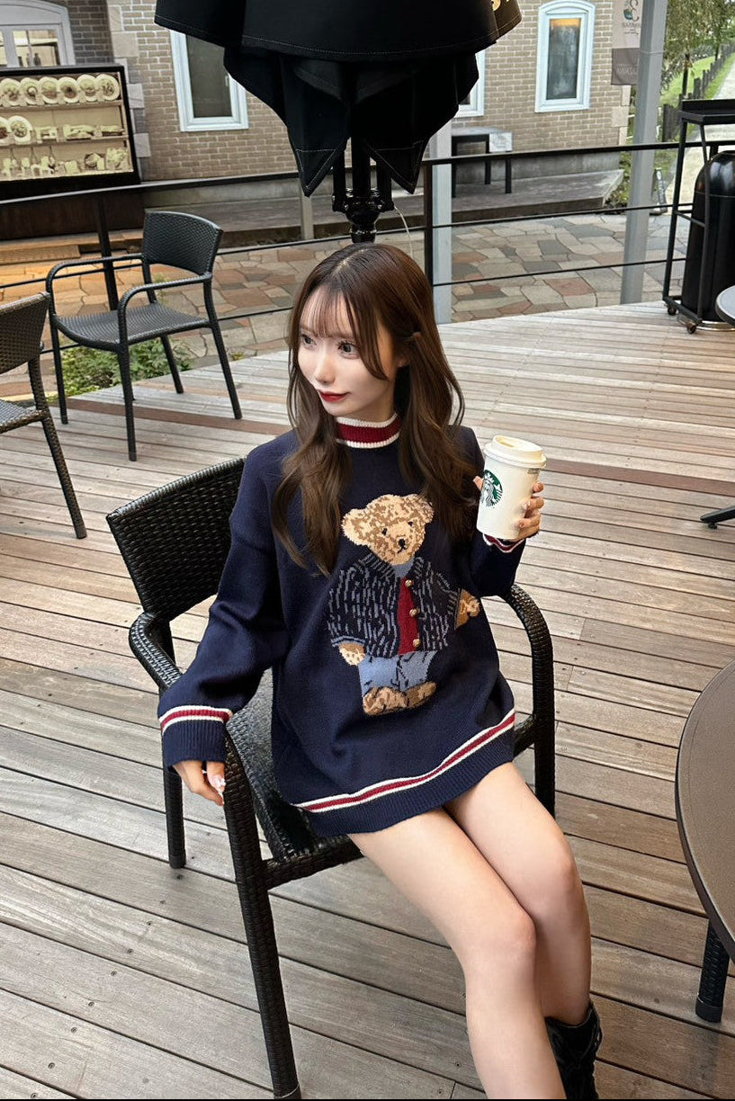 ツイードチェックニットセットアップ KR12277