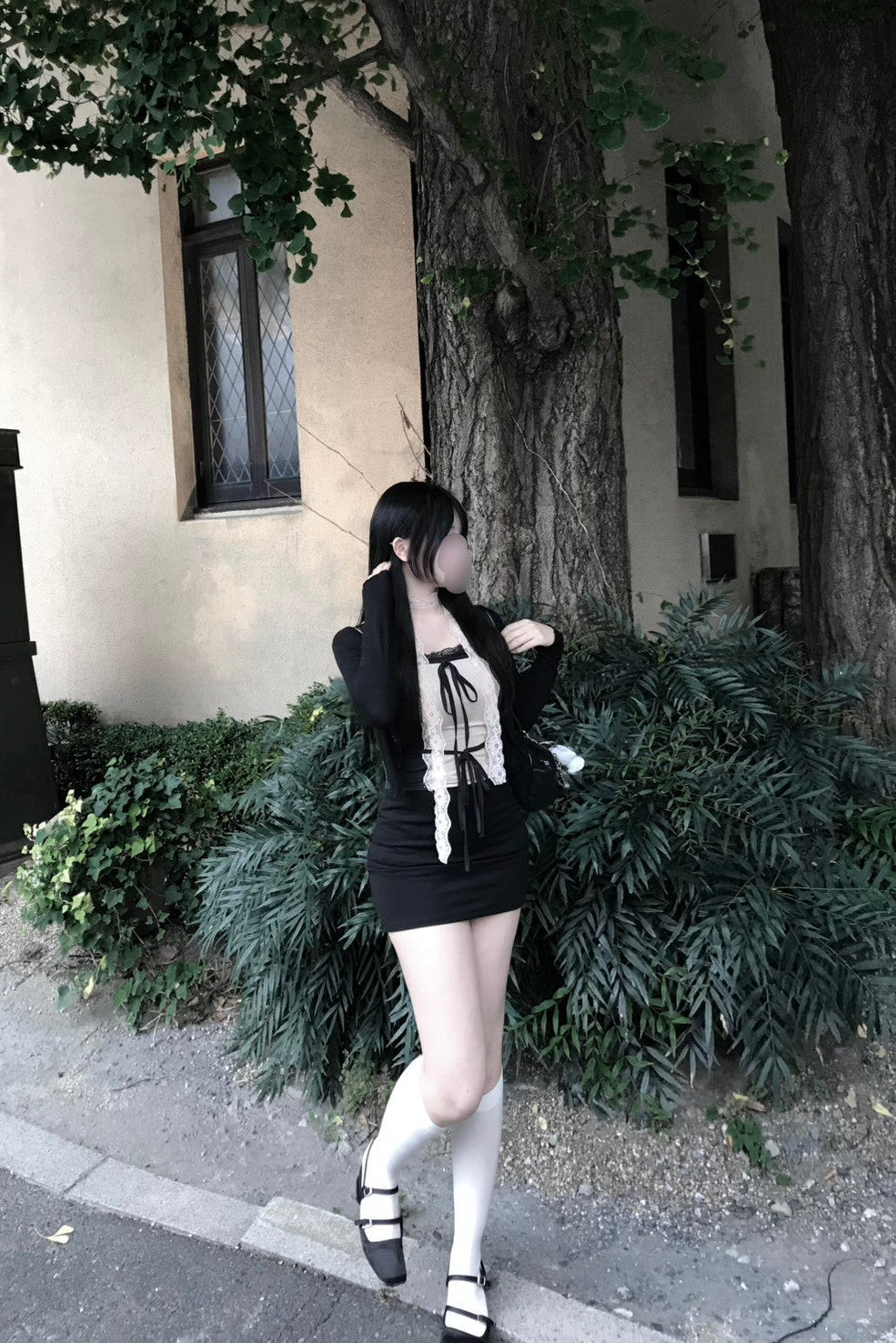 シルエットタイトミニスカート KR13087