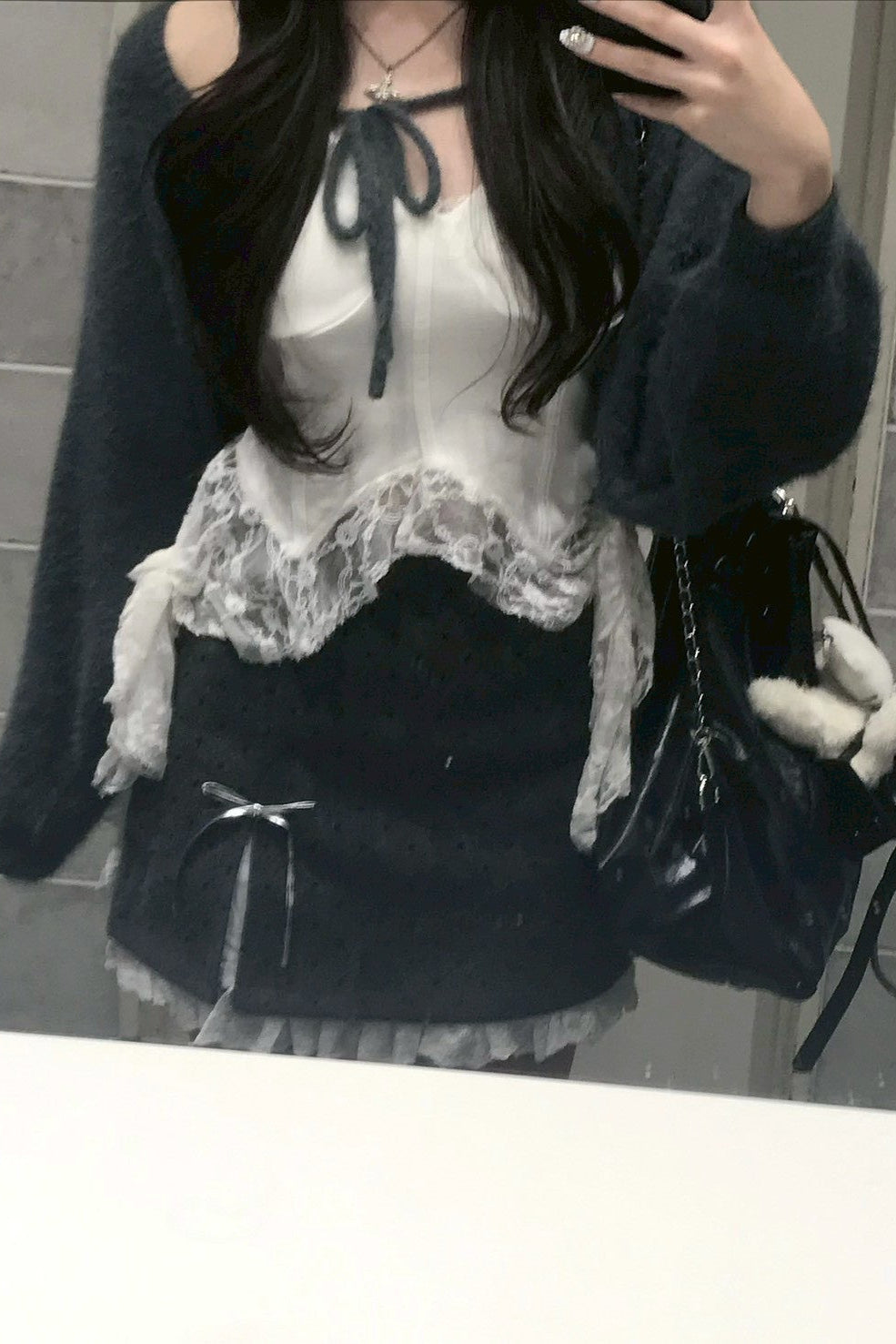 エアリーレースビスキャミソール KR10415