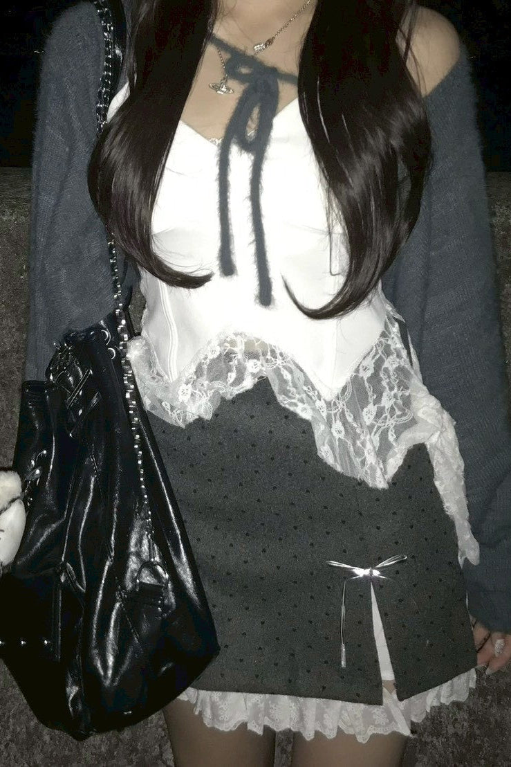 エアリーレースビスキャミソール KR10415