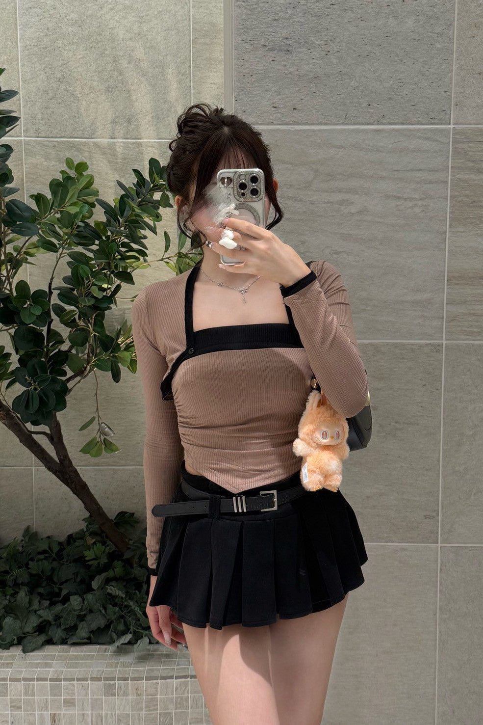 チューブトップツーピースセット KR12713