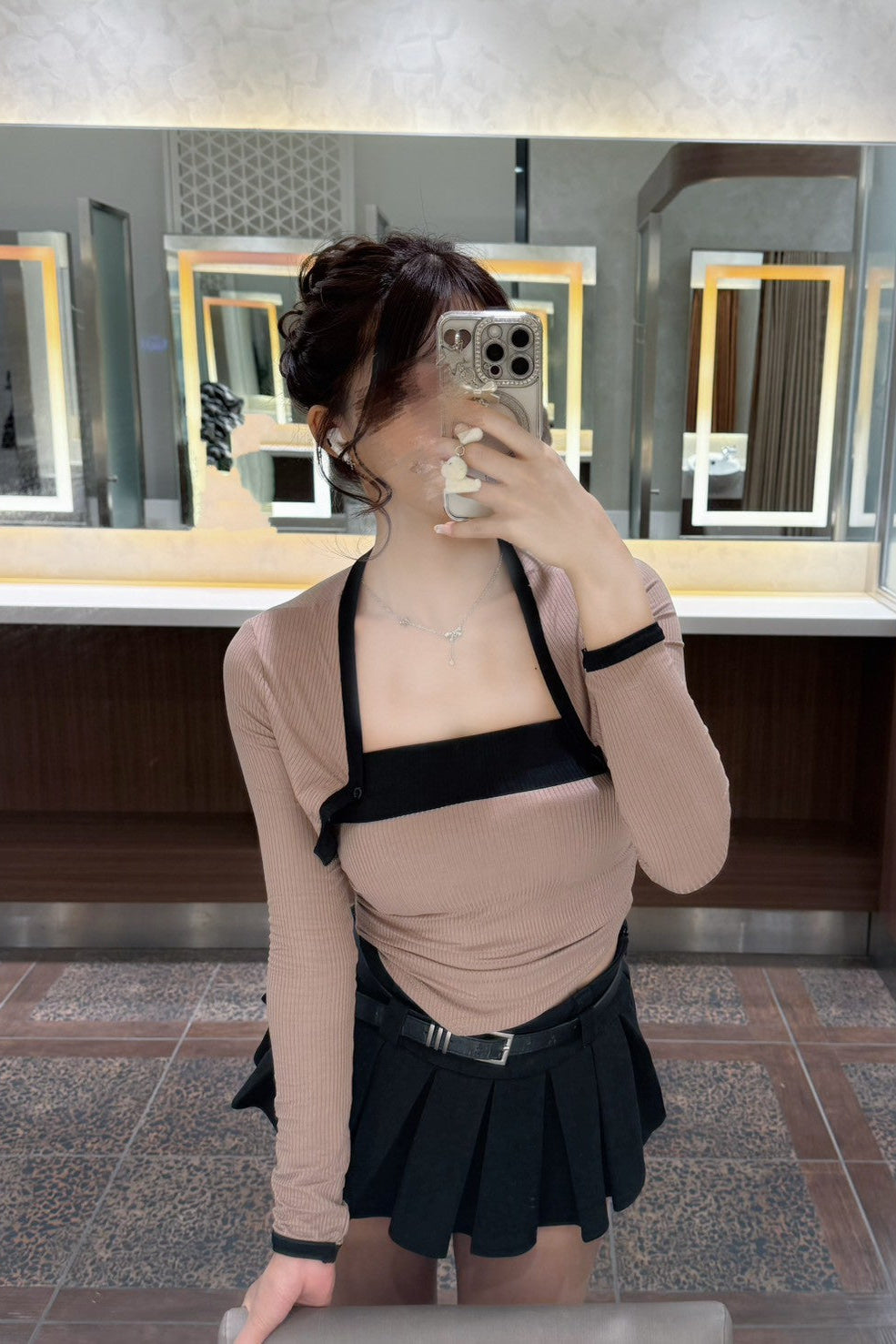 チューブトップツーピースセット KR12713