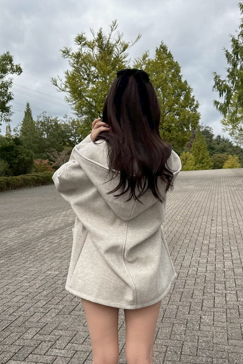 ガーリーダッフルコート KR30027