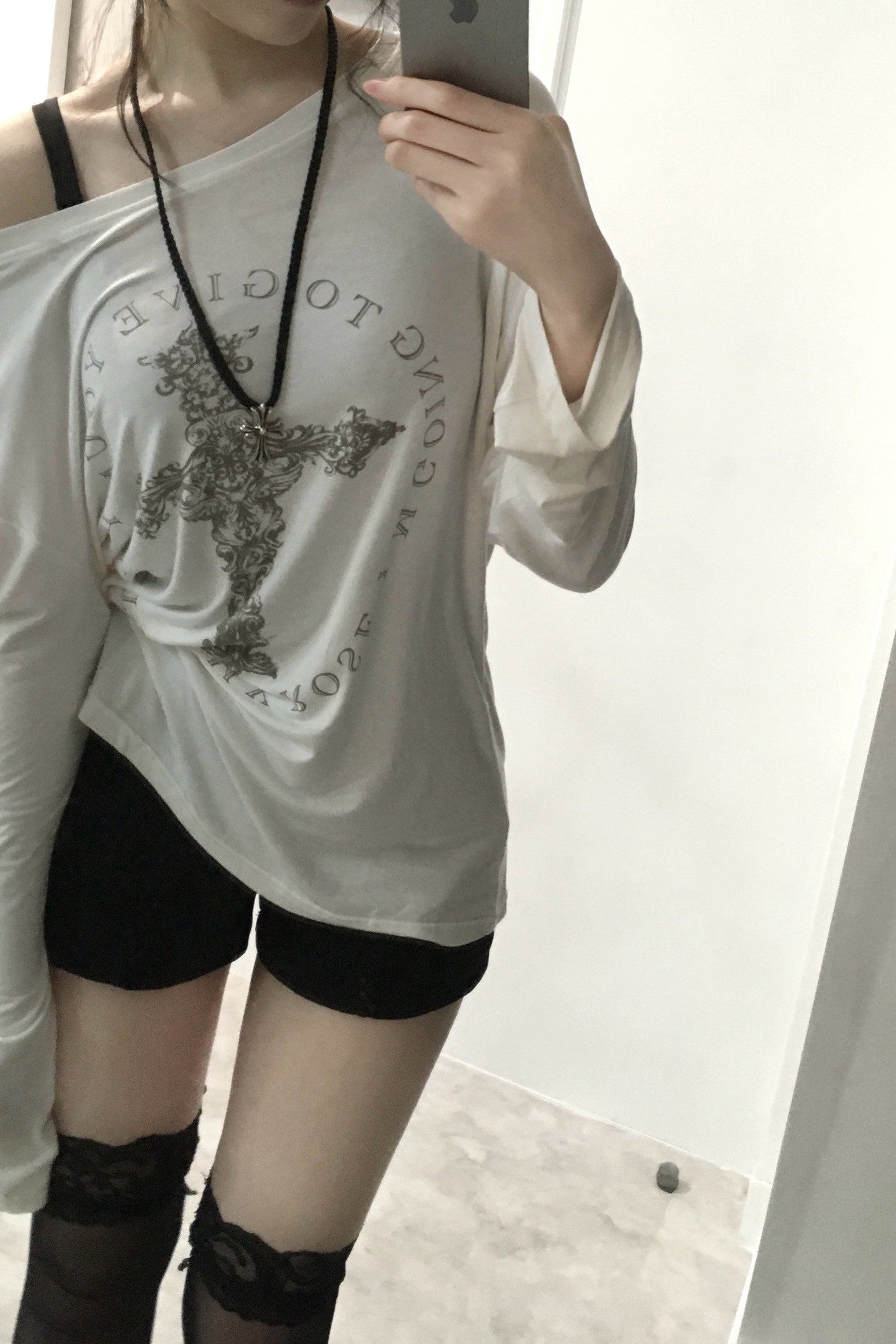 クロスプリントトップス KR10175