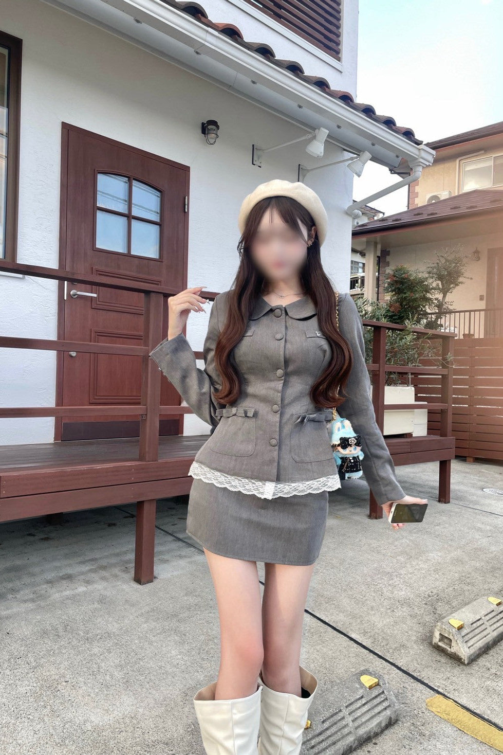 リボンモチーフセットアップ KR13306