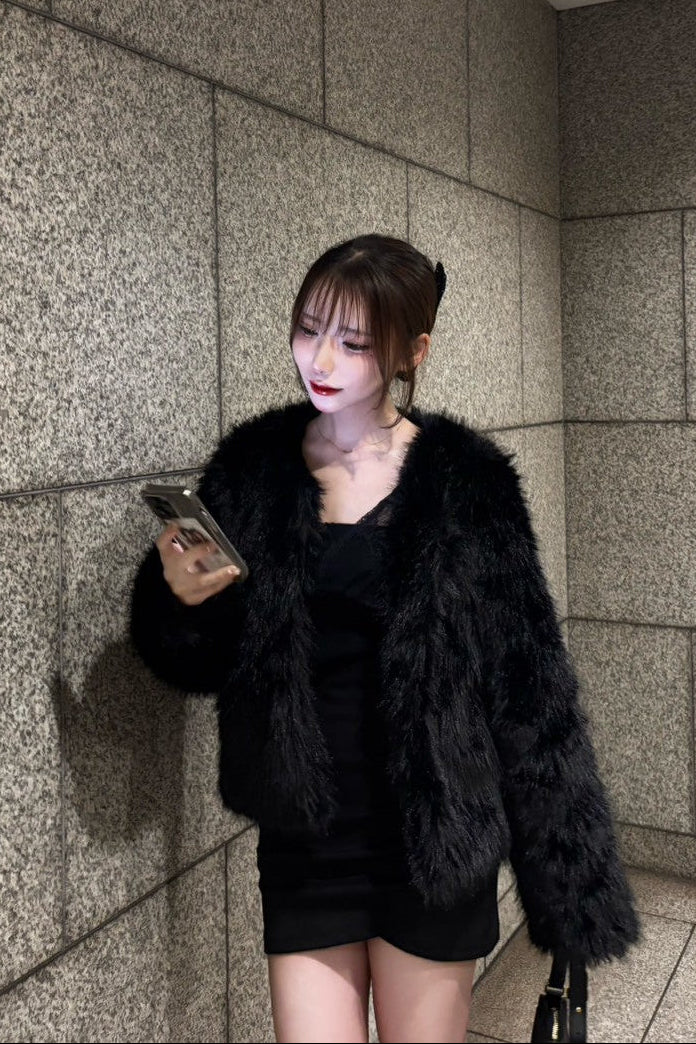 フェイクファージャケット KR30040