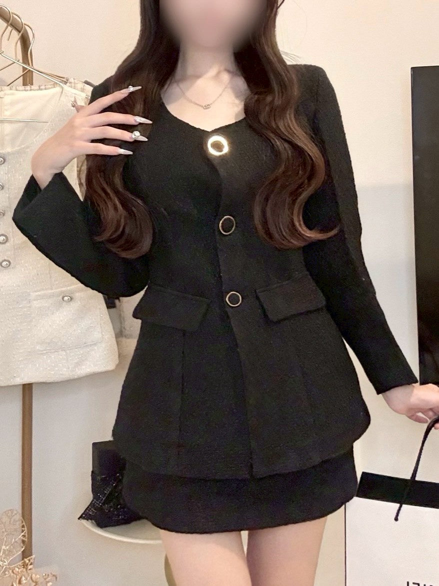 専用　UNITED ARROWS　フリンジツイードセットアップスーツ36 RUIRUE BOUTIQUE（ルイルエブティック） セットアップ ツイード