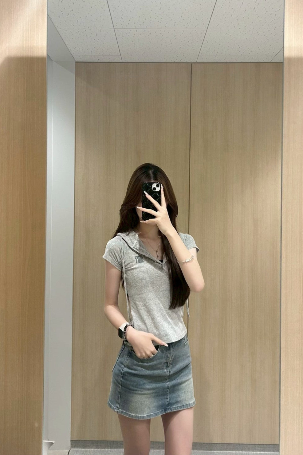 フード付き半袖Tシャツ KR11628