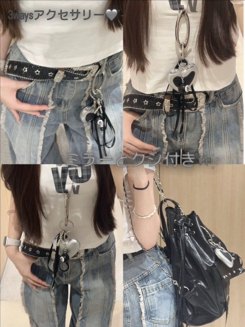 ユニークシルバーキーリング KR11506
