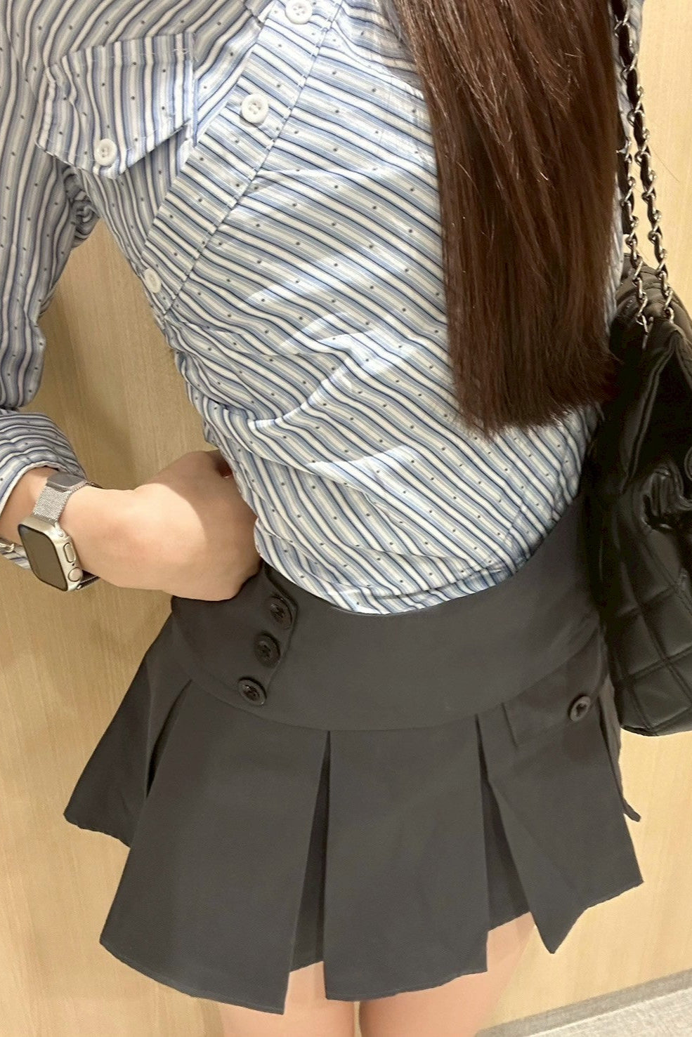 ストライプブルーセットアップ KR12093