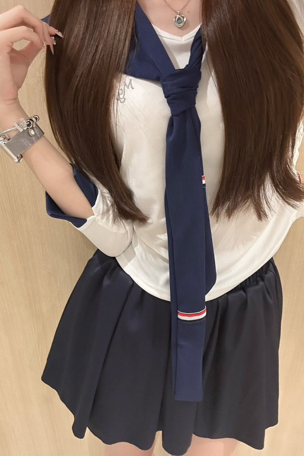 バイカラーセーラーセットアップ KR12632