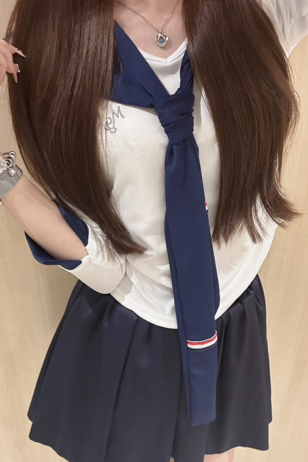 バイカラーセーラーセットアップ KR12632