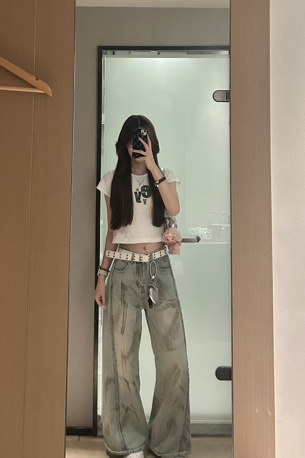 ペイントワイドデニム KR12094