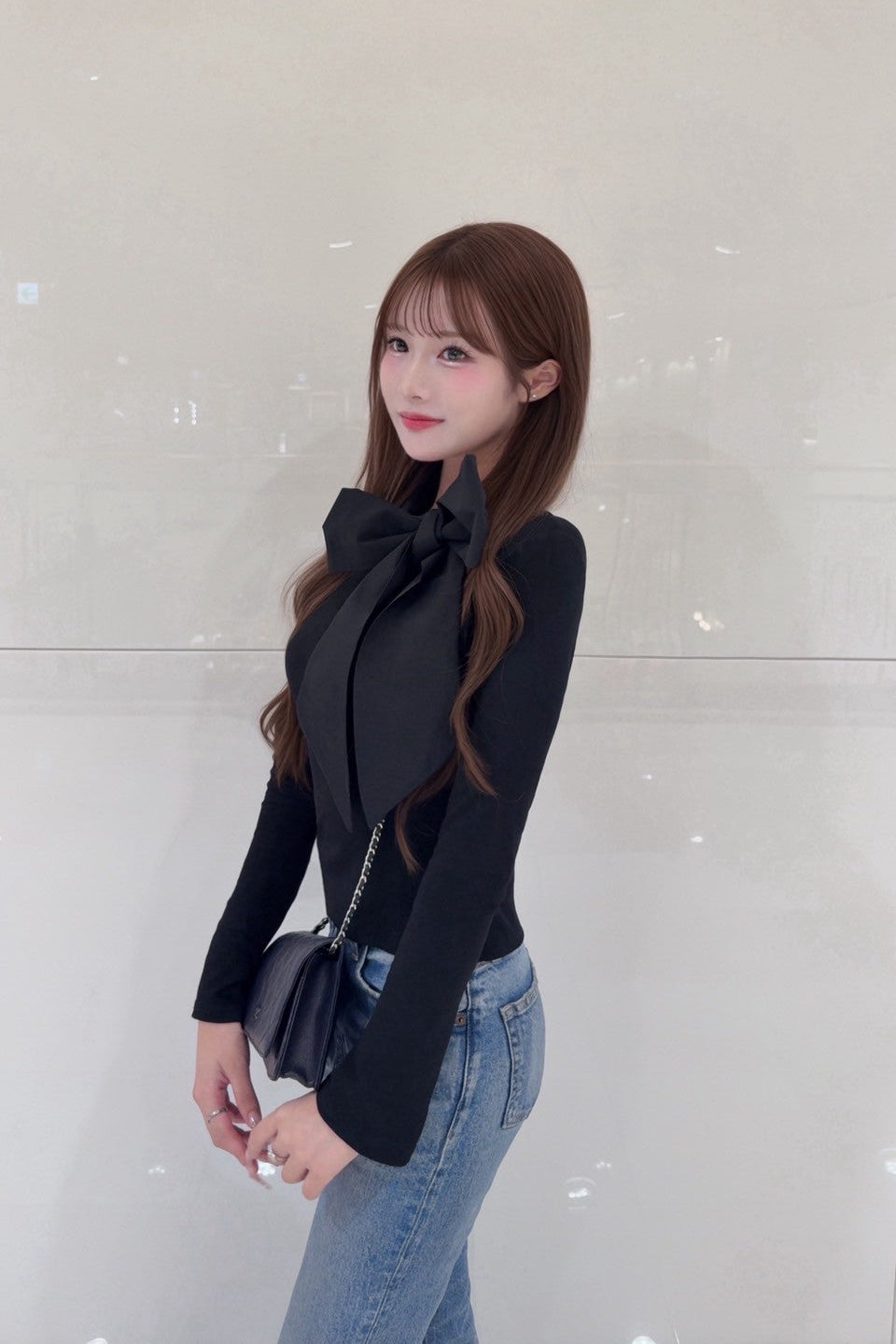 ビックリボンロングTシャツ KR12237