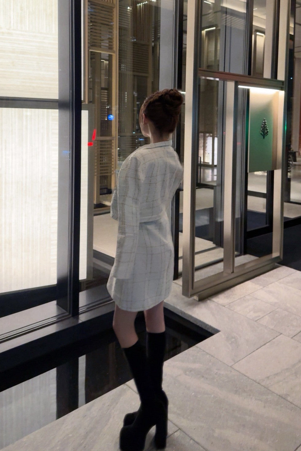 チェックツイードセットアップ KR12236