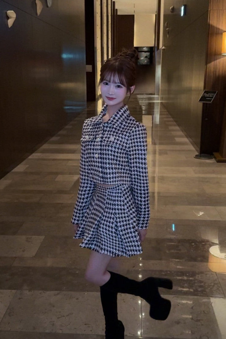 千鳥柄セットアップ KR12240