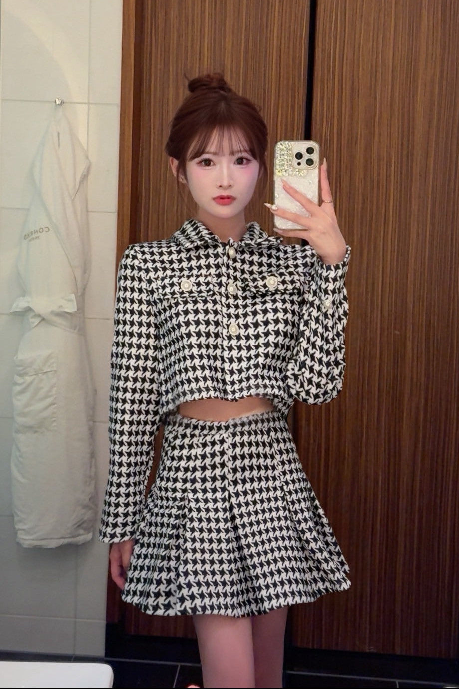 千鳥柄セットアップ KR12240