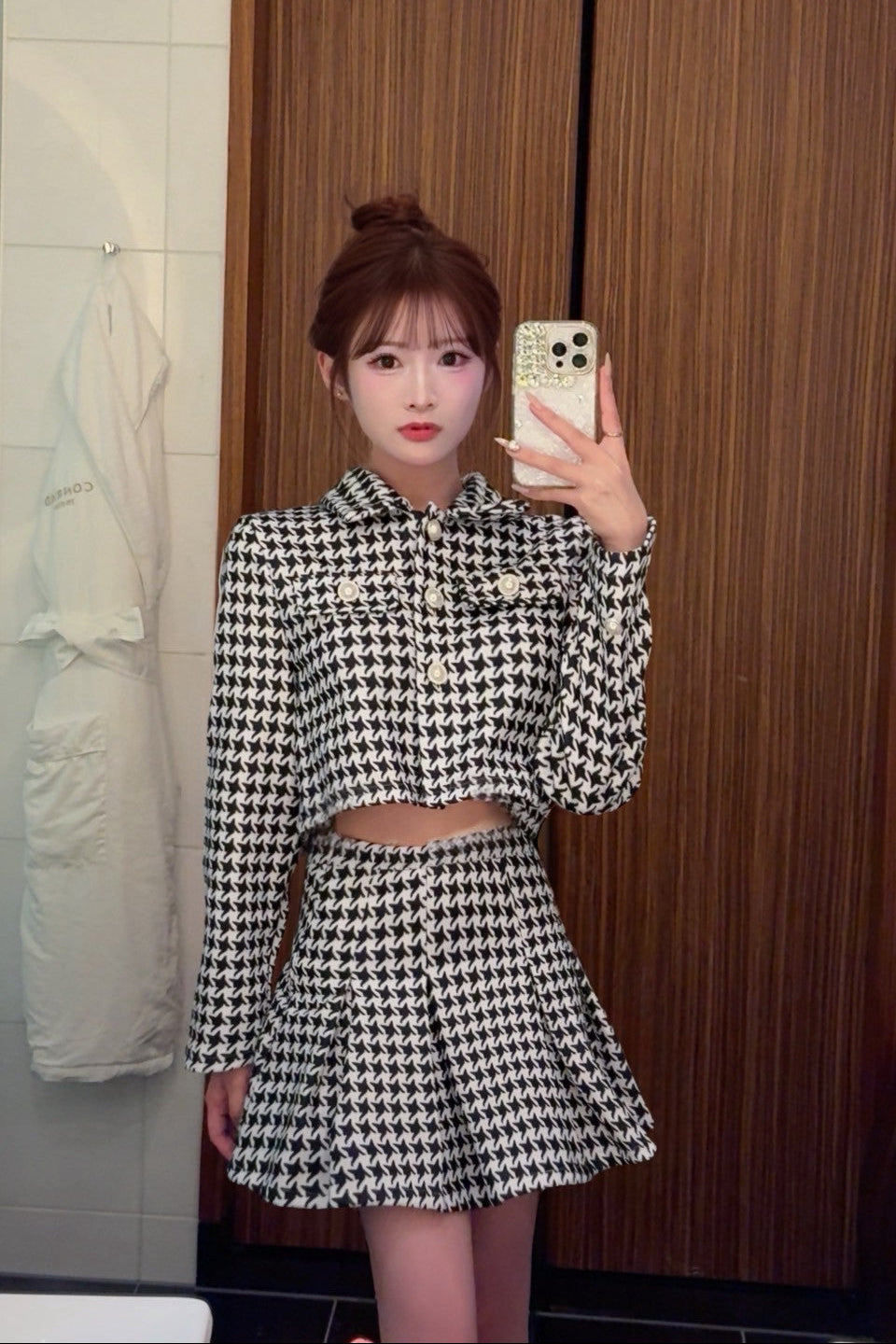 千鳥柄セットアップ KR12240