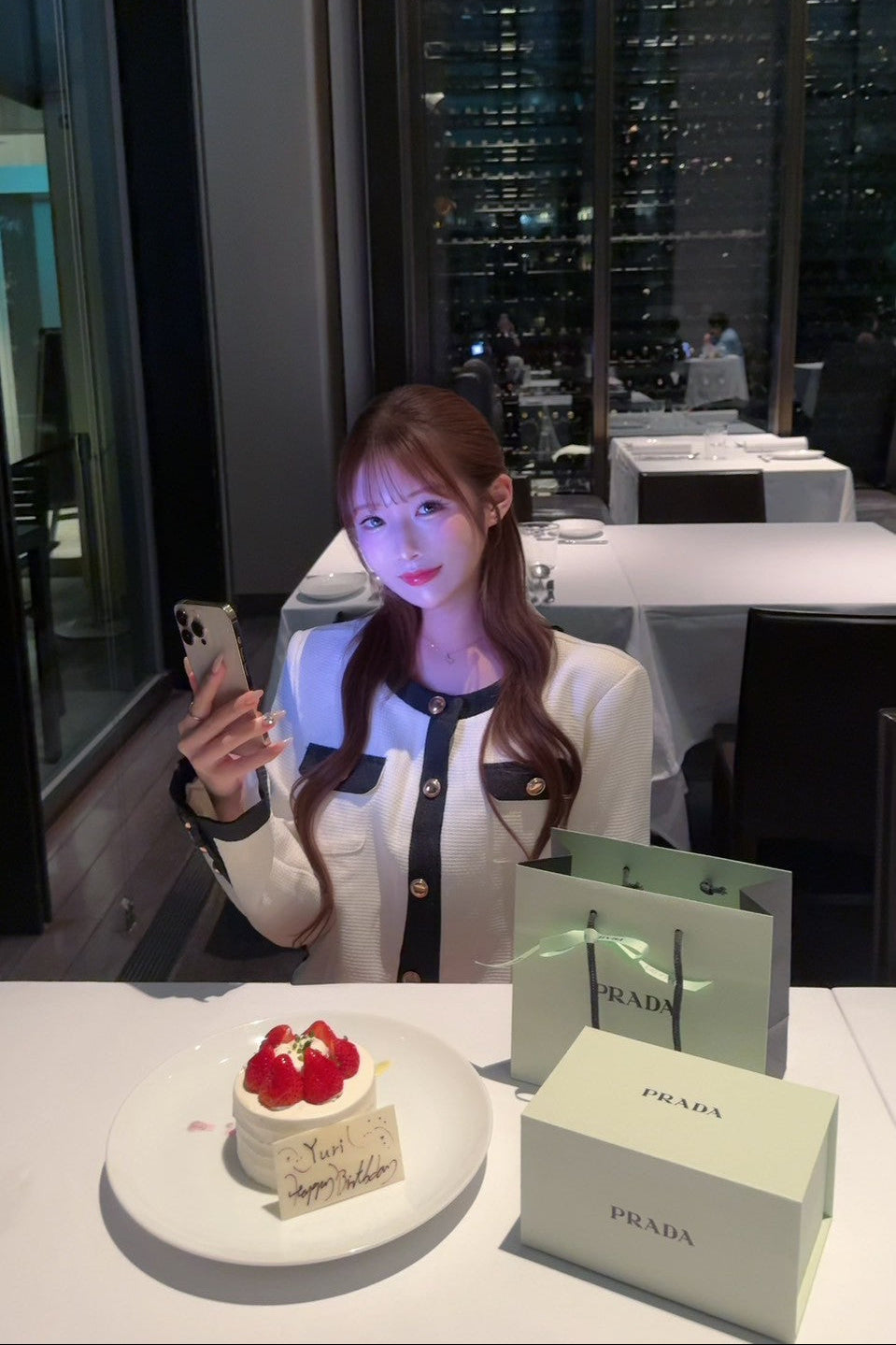 バイカラーツイードセットアップ KR12238