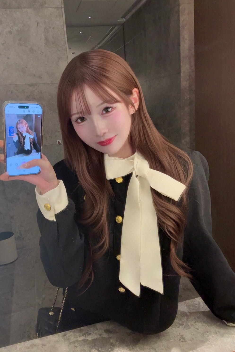 フロントボタンリボンセットアップ KR12235