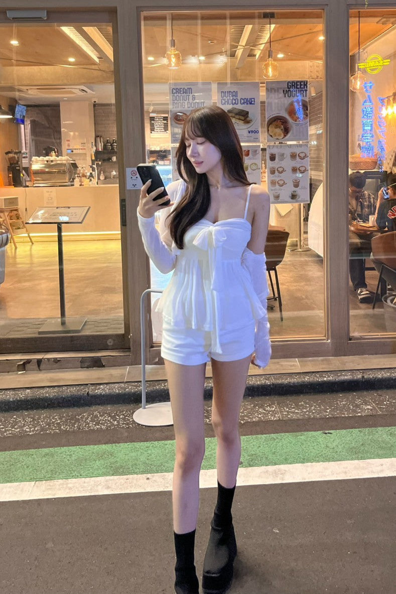 スリムショートパンツ KR10397