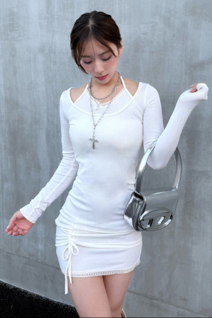 ホルターネックタイトワンピース KR13246