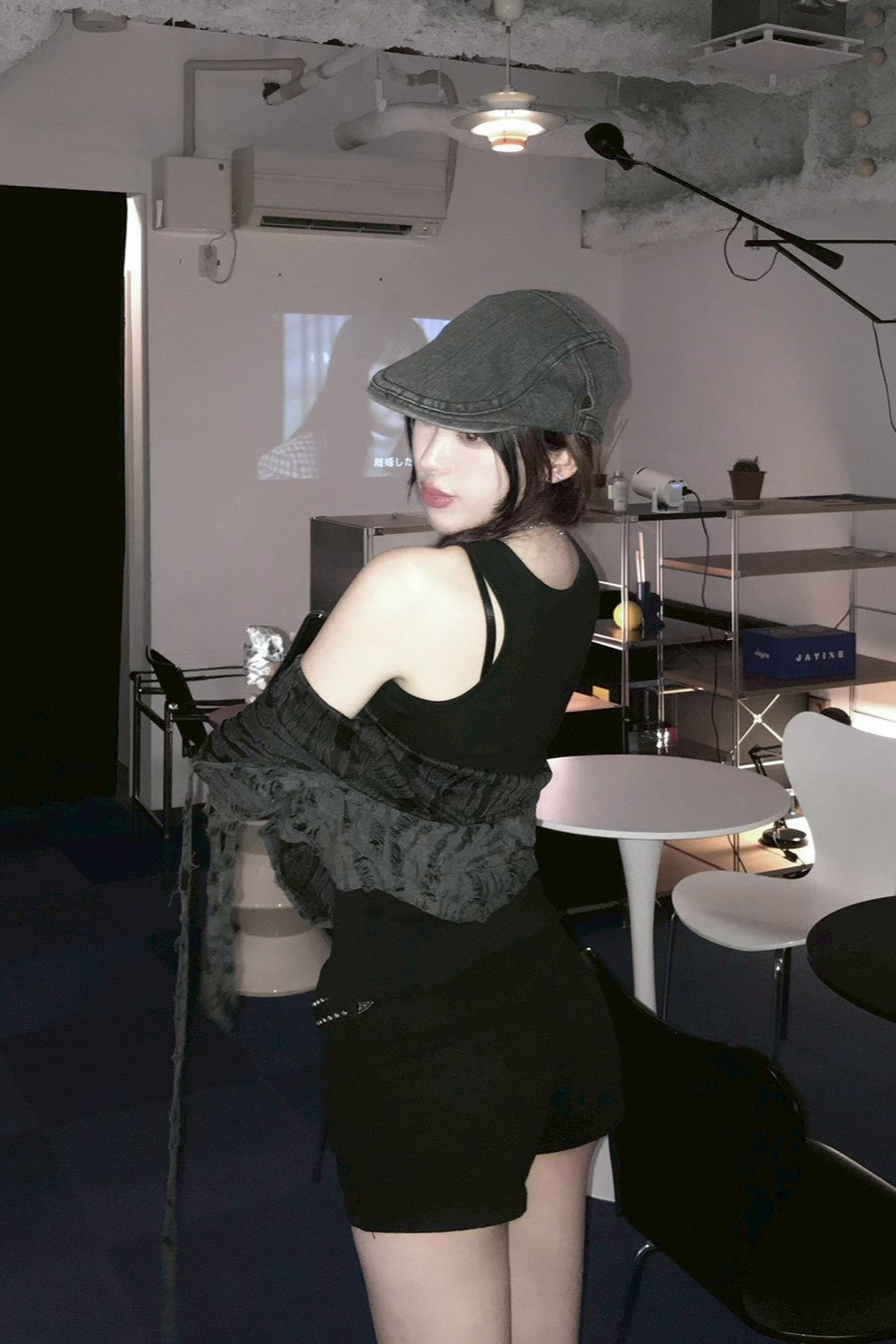 Y2Kスタッズデザインショーパン KR13137