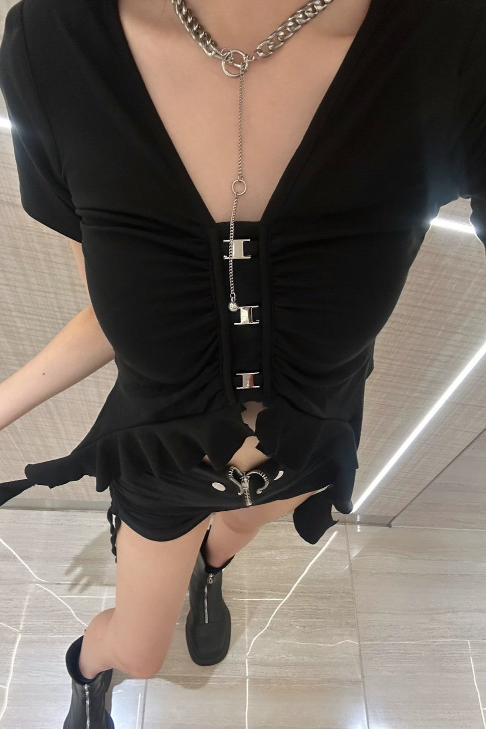 フックペプラムトップス KR11682