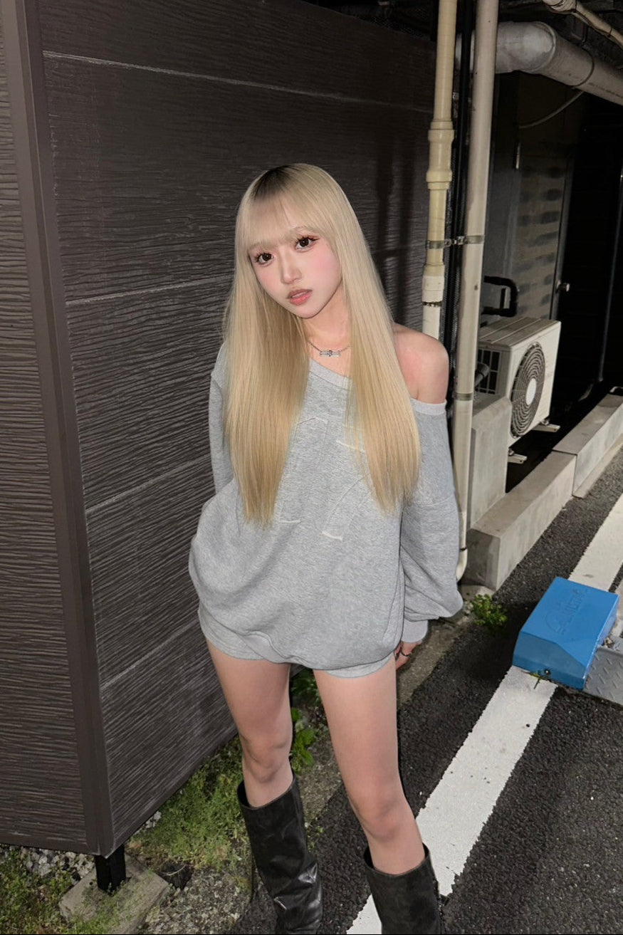 off-shoulder sporty set up KR10124