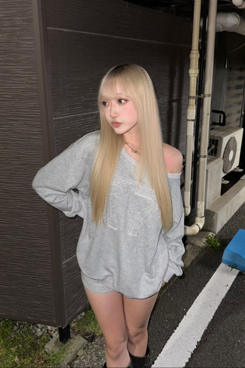 off-shoulder sporty set up KR10124