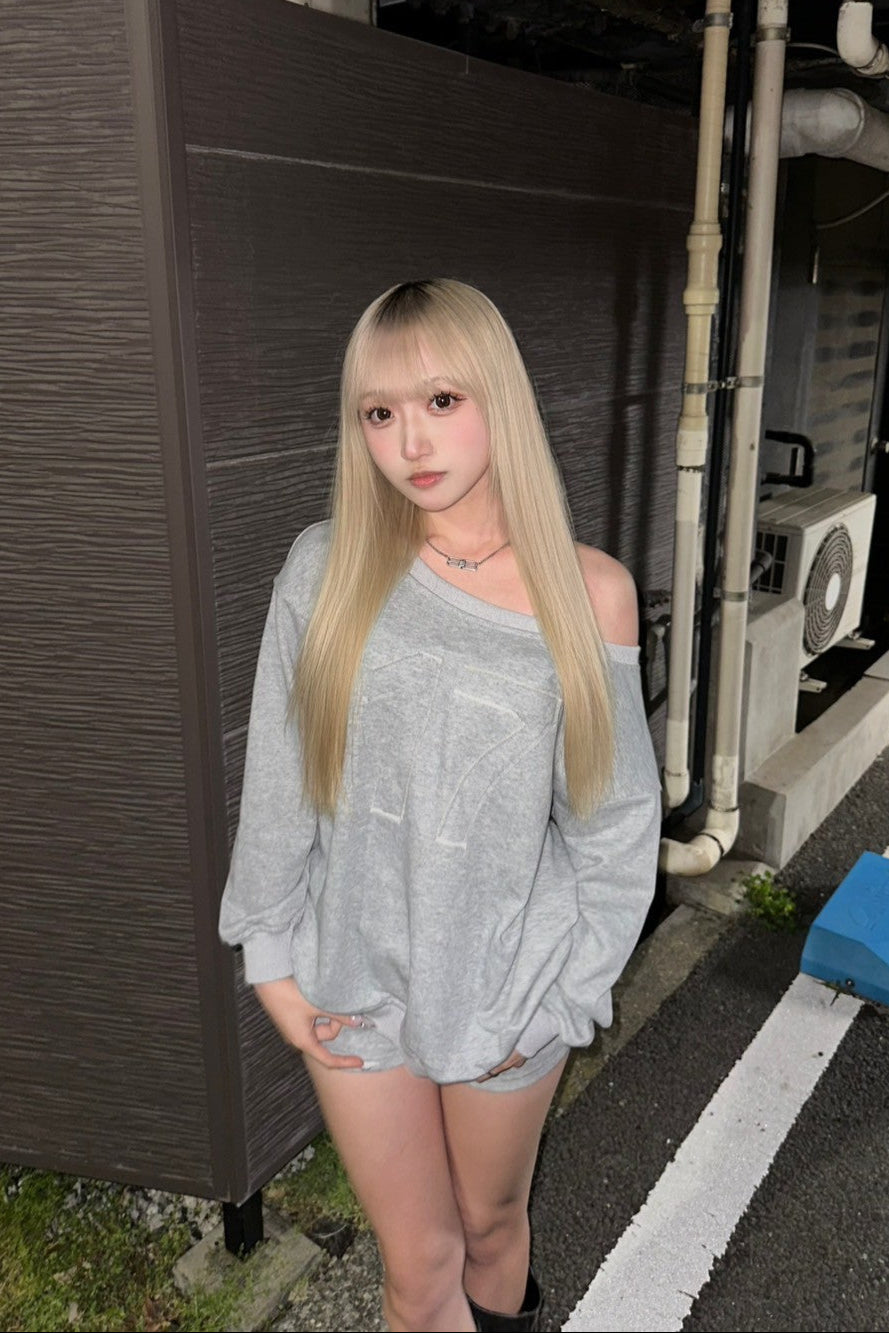 off-shoulder sporty set up KR10124