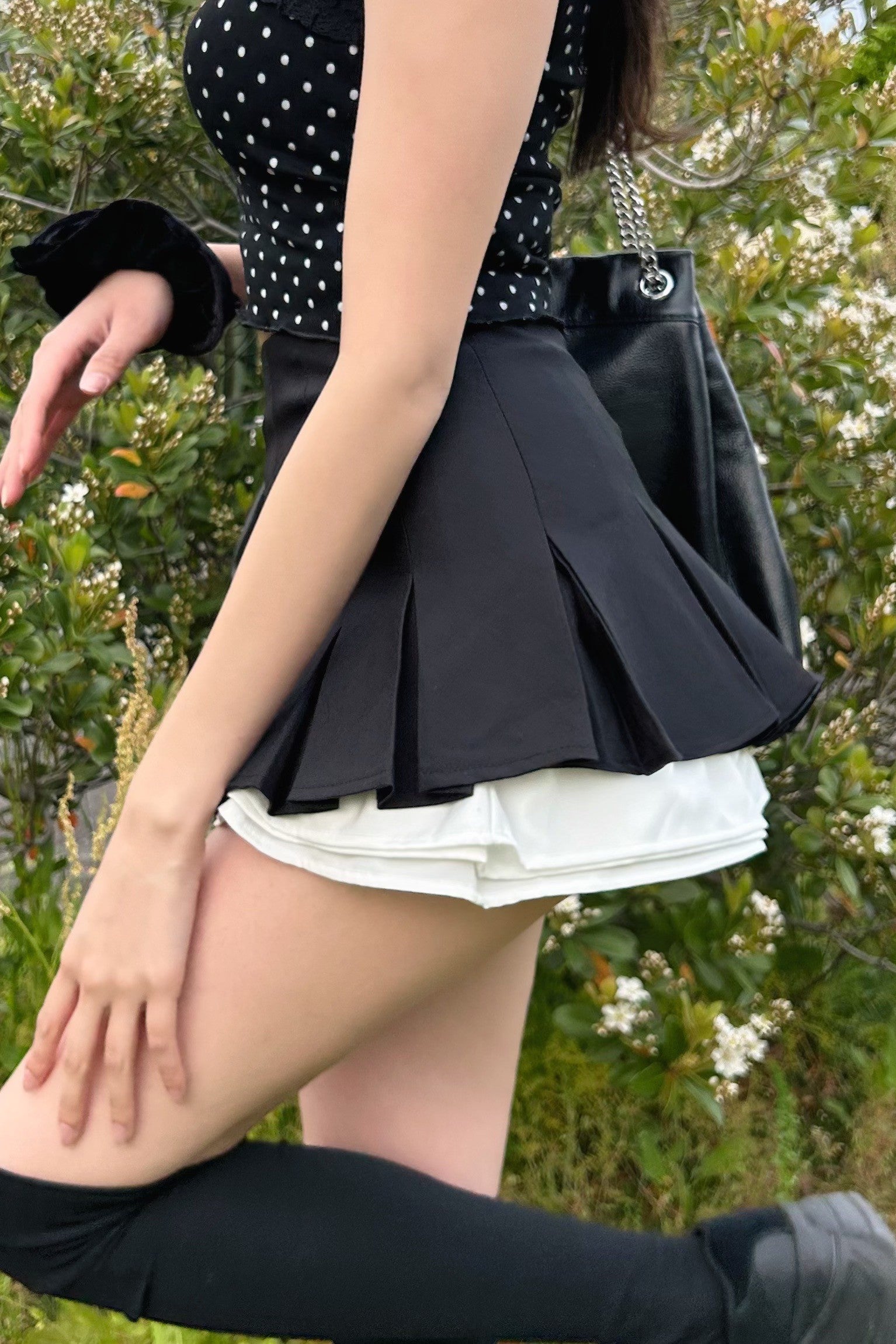 プリーツフリルスカート KR10249