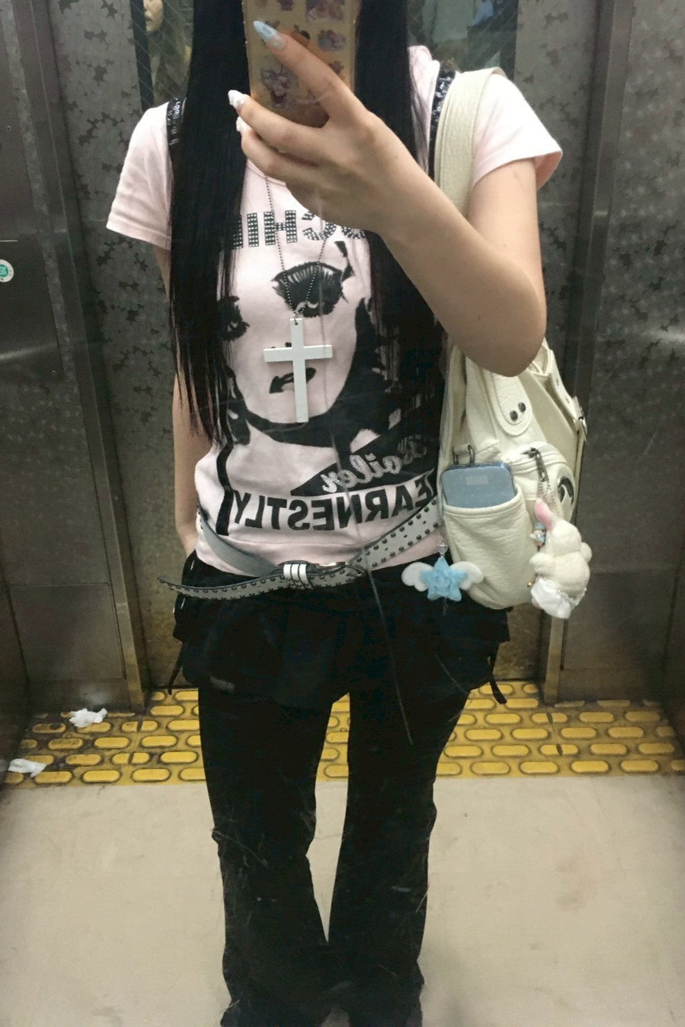 サイドリボンスカートパンツ KR10254