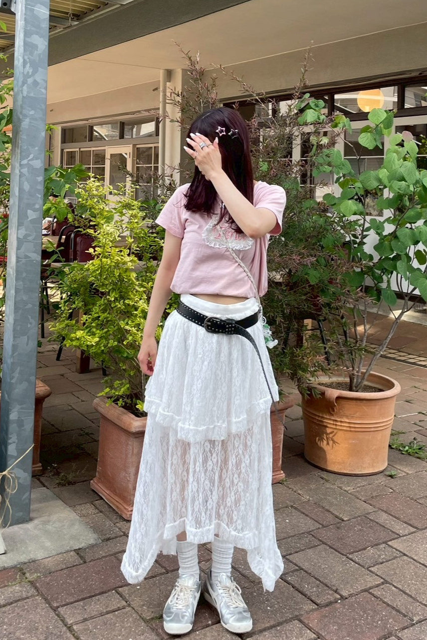 ロングレーススカート KR10612