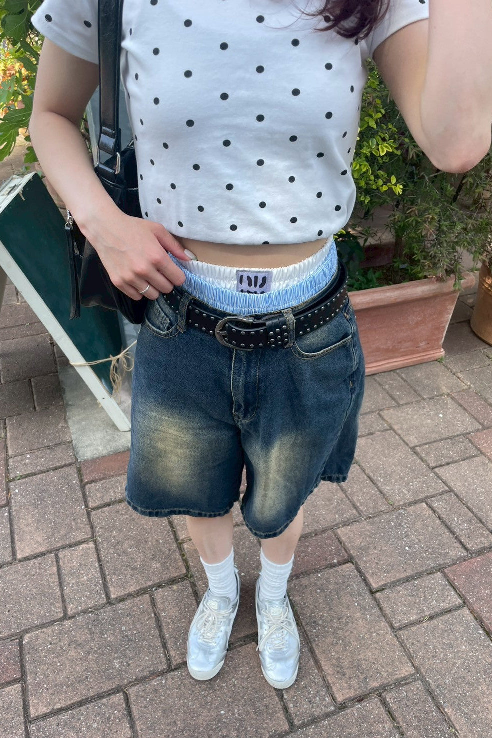 ストライプポケットハーフパンツ KR10613