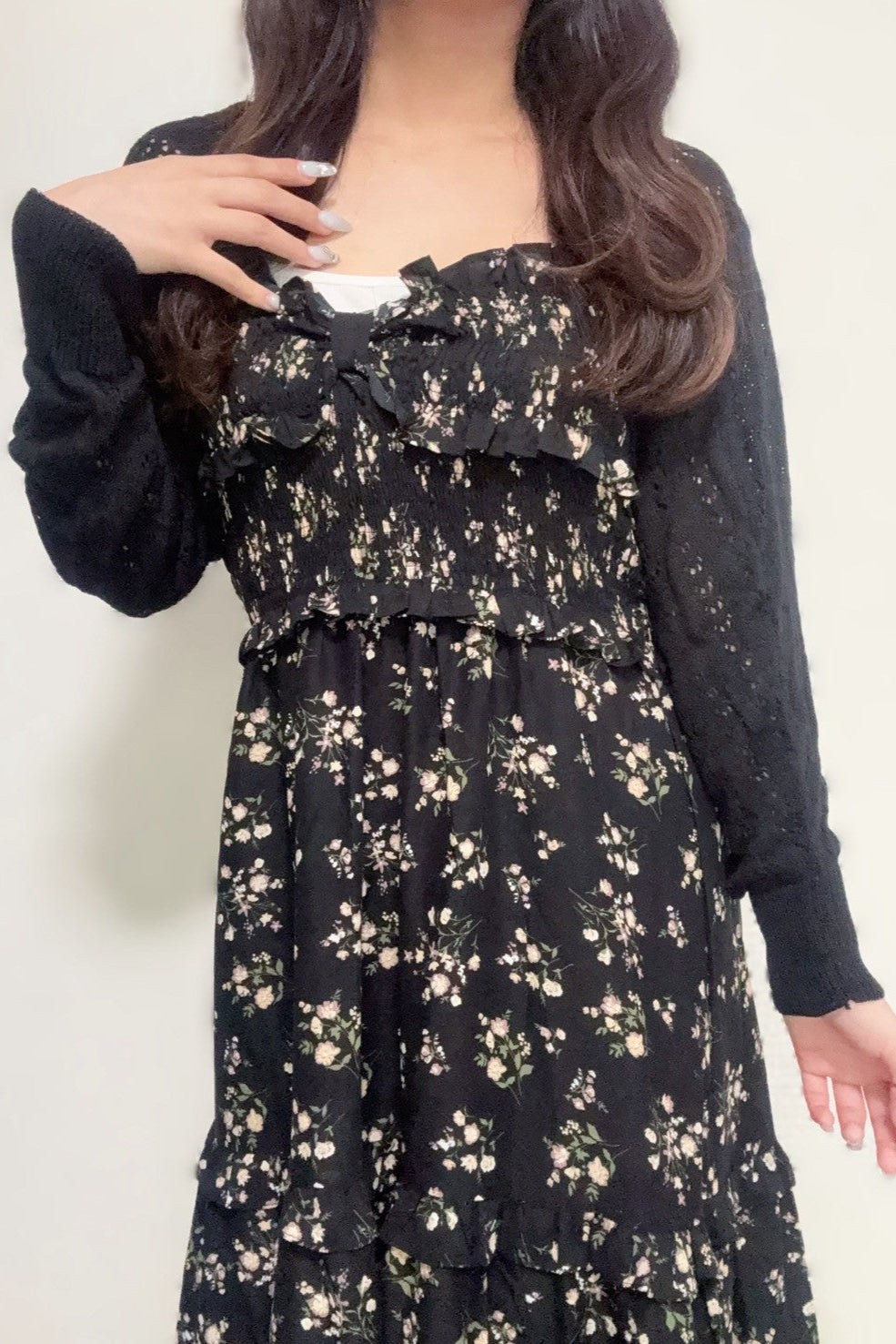 シアーニットカーデ KR12466