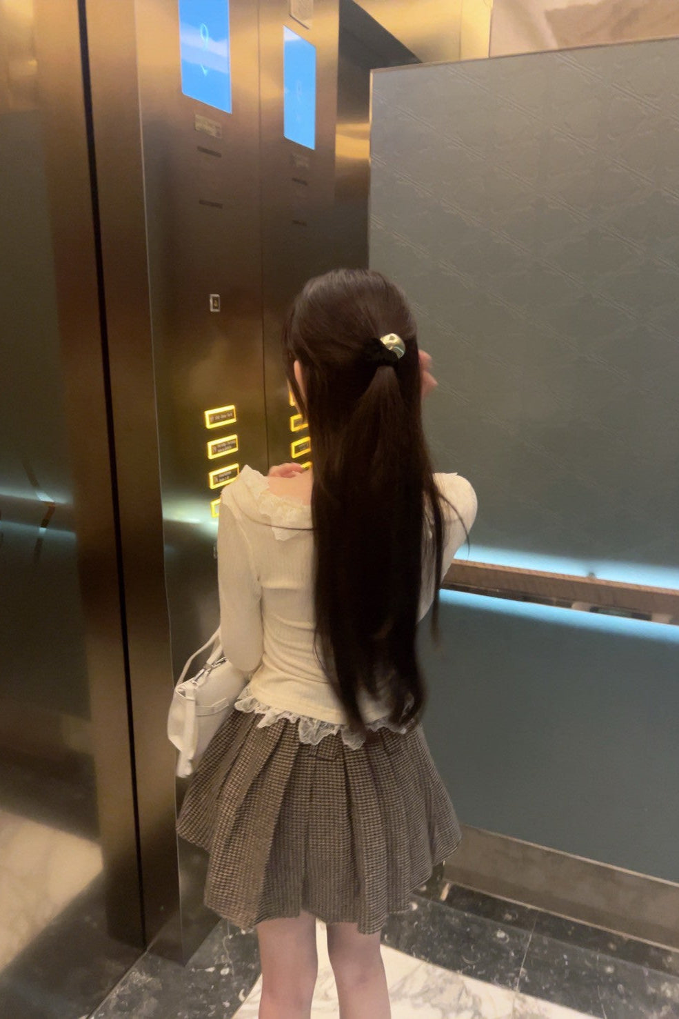 チェックプリーツミニスカート KR12589