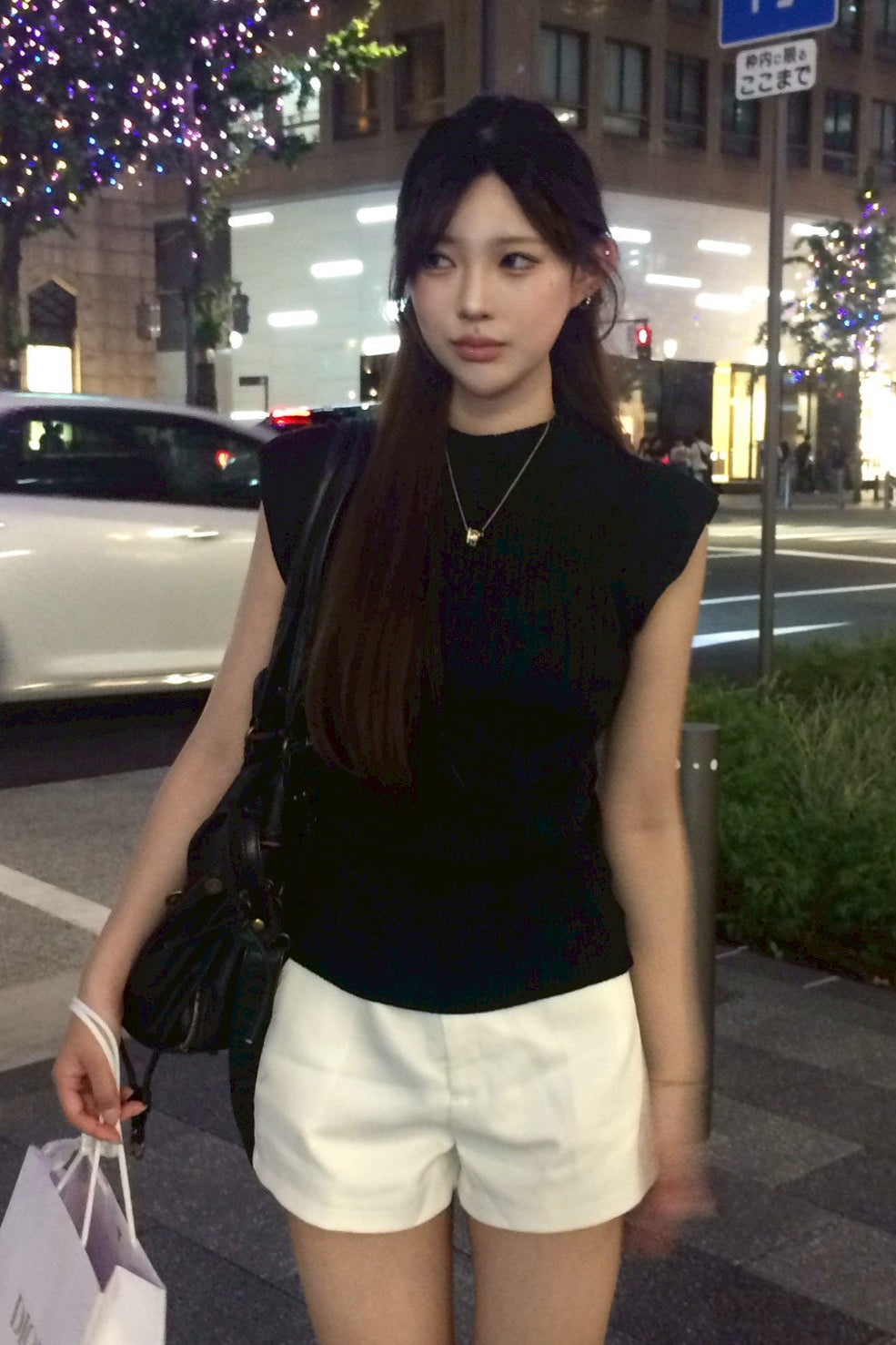 ハイウエストホワイトパンツ KR12849