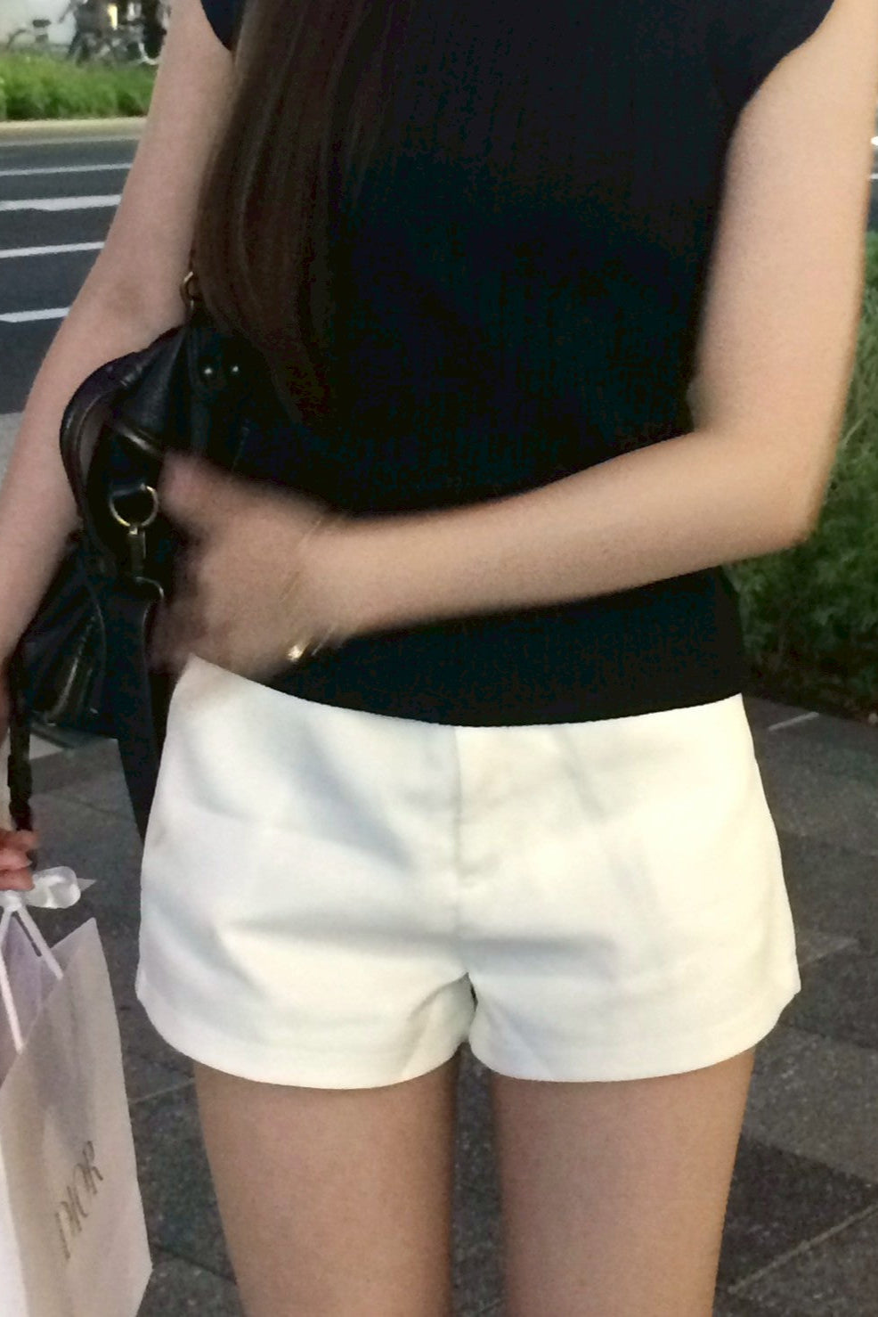 ハイウエストホワイトパンツ KR12849