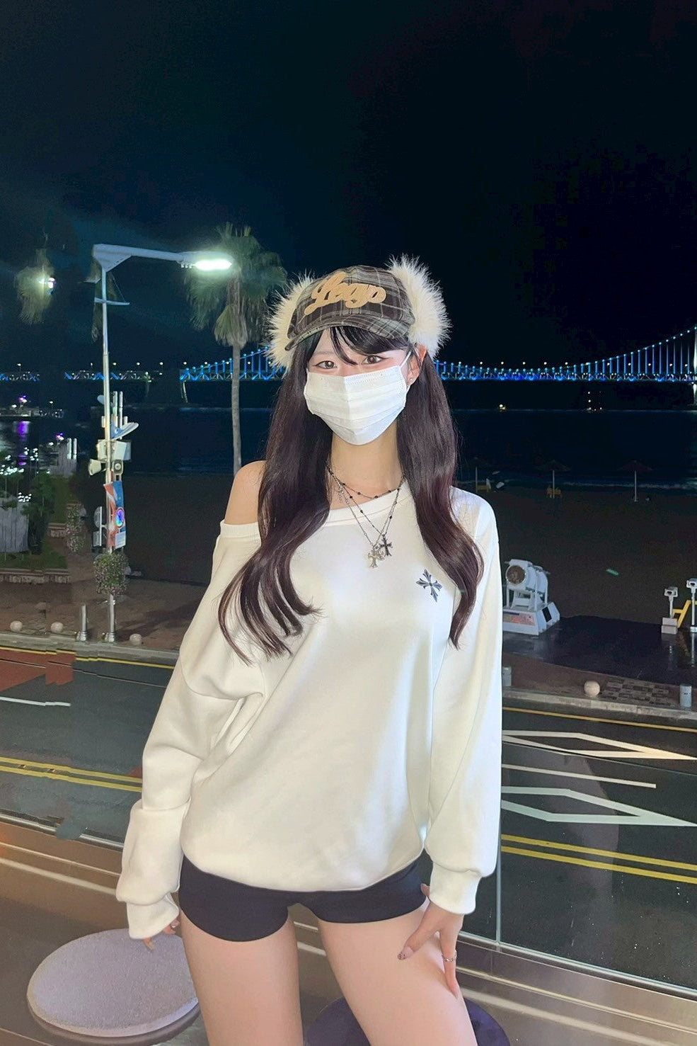ワンポイントプリントスウェット KR12912