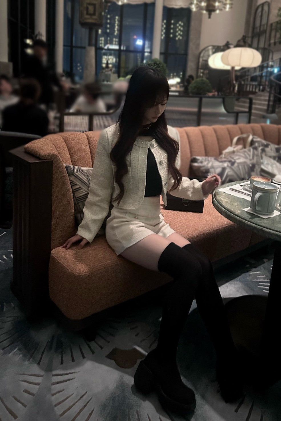 Miu Miu ゴールド 　ジャケット　ラメ Miu Miu ゴールド ジャケットラメ