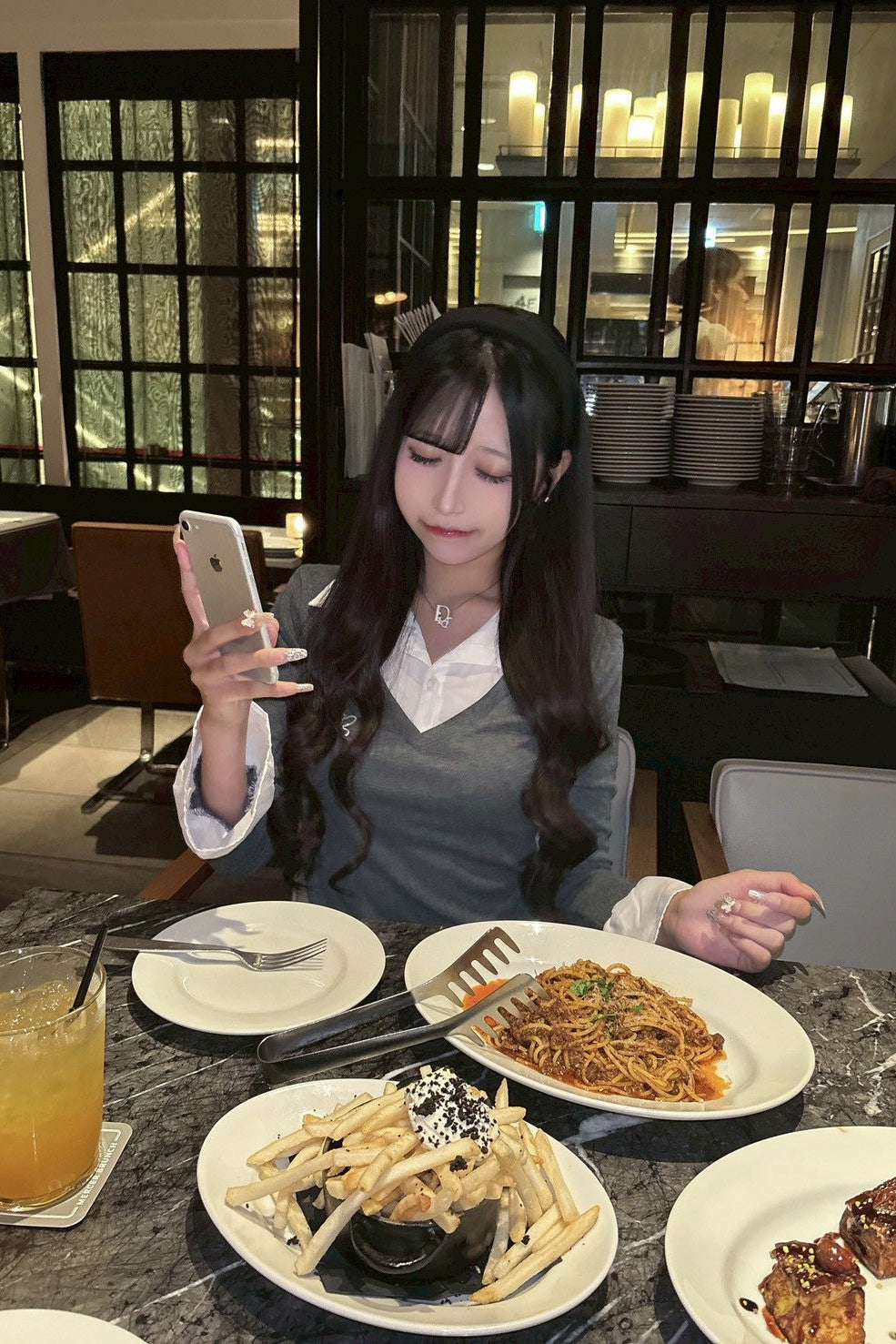 レイヤードシャツワンピース KR13403