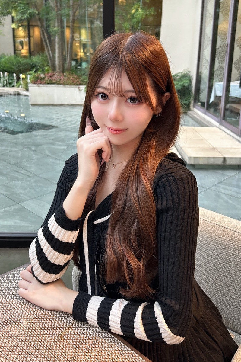 ボウタイセットセーラーリブニット KR13381