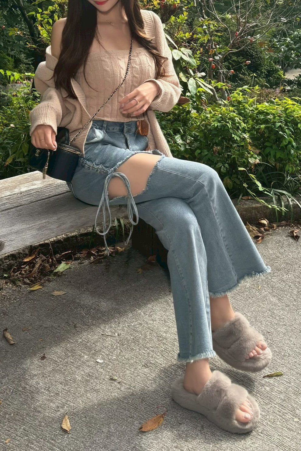 ケーブルベアトップカーディガン KR13396