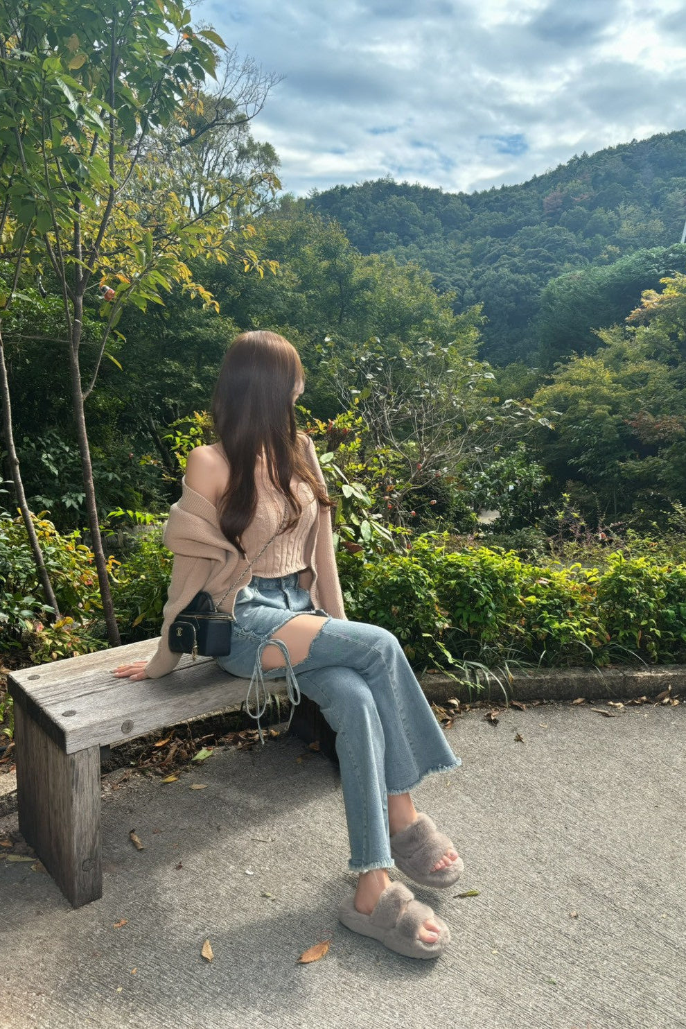 ケーブルベアトップカーディガン KR13396