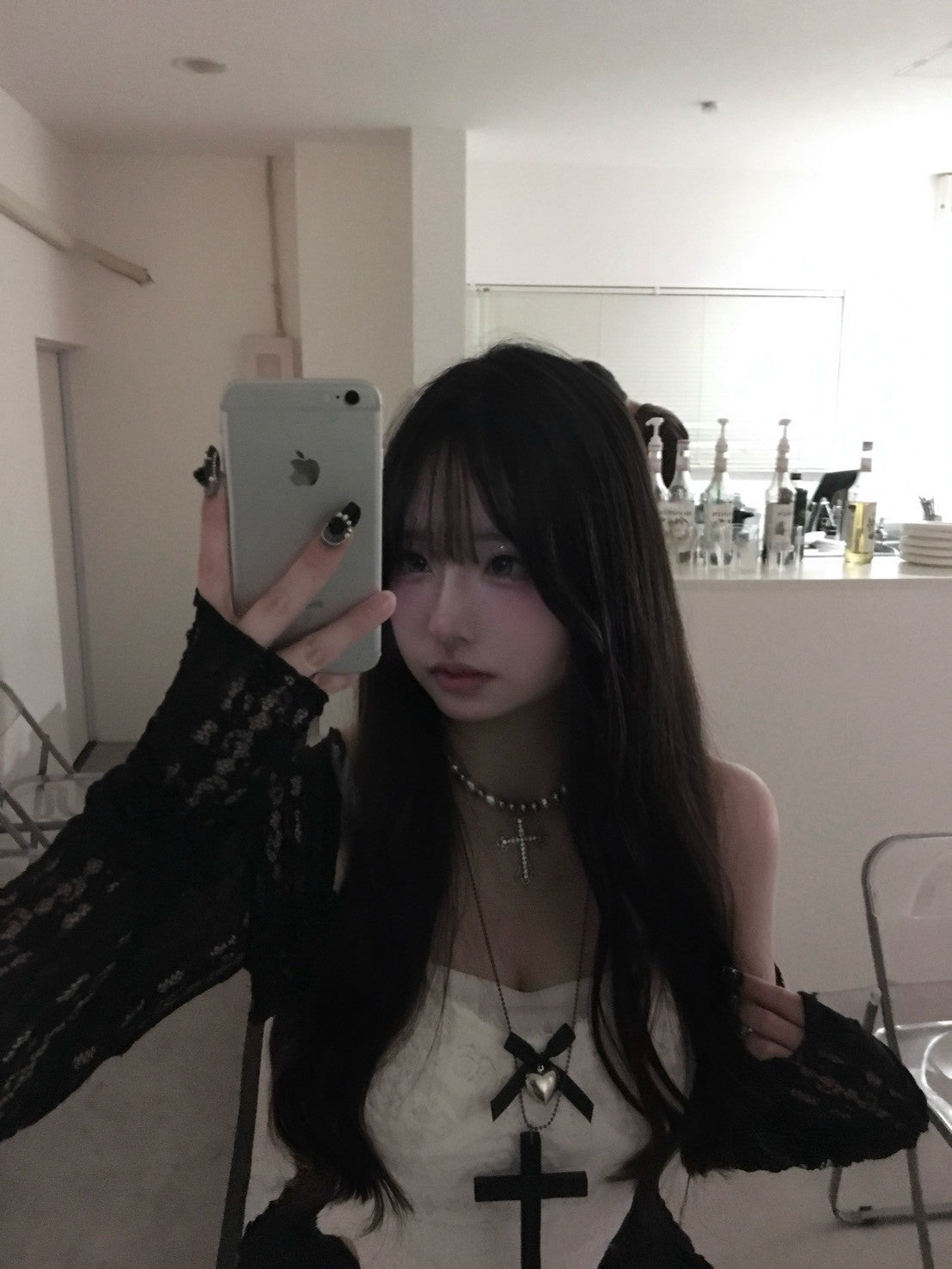 リボンレースキャミソール KR12895