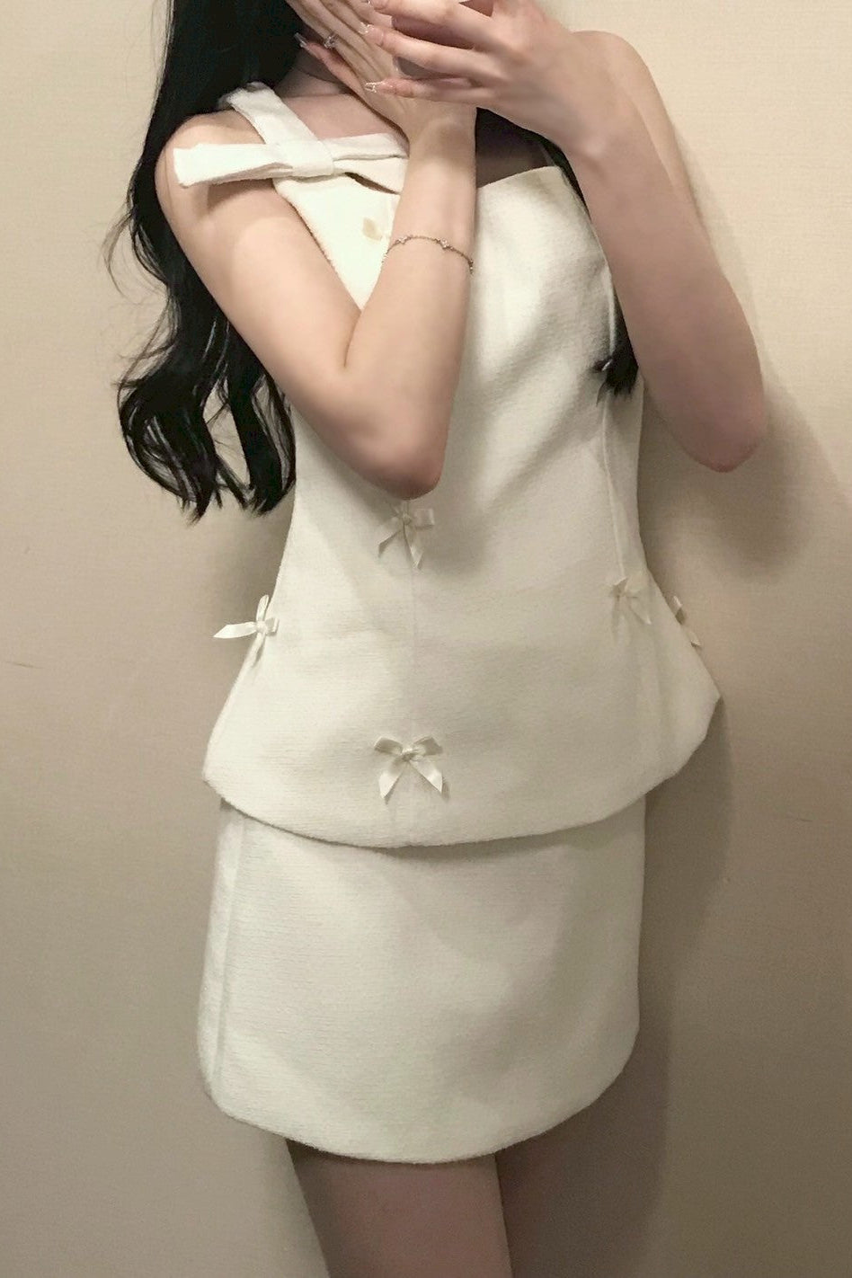 ツイードリボン セットアップ KR12081