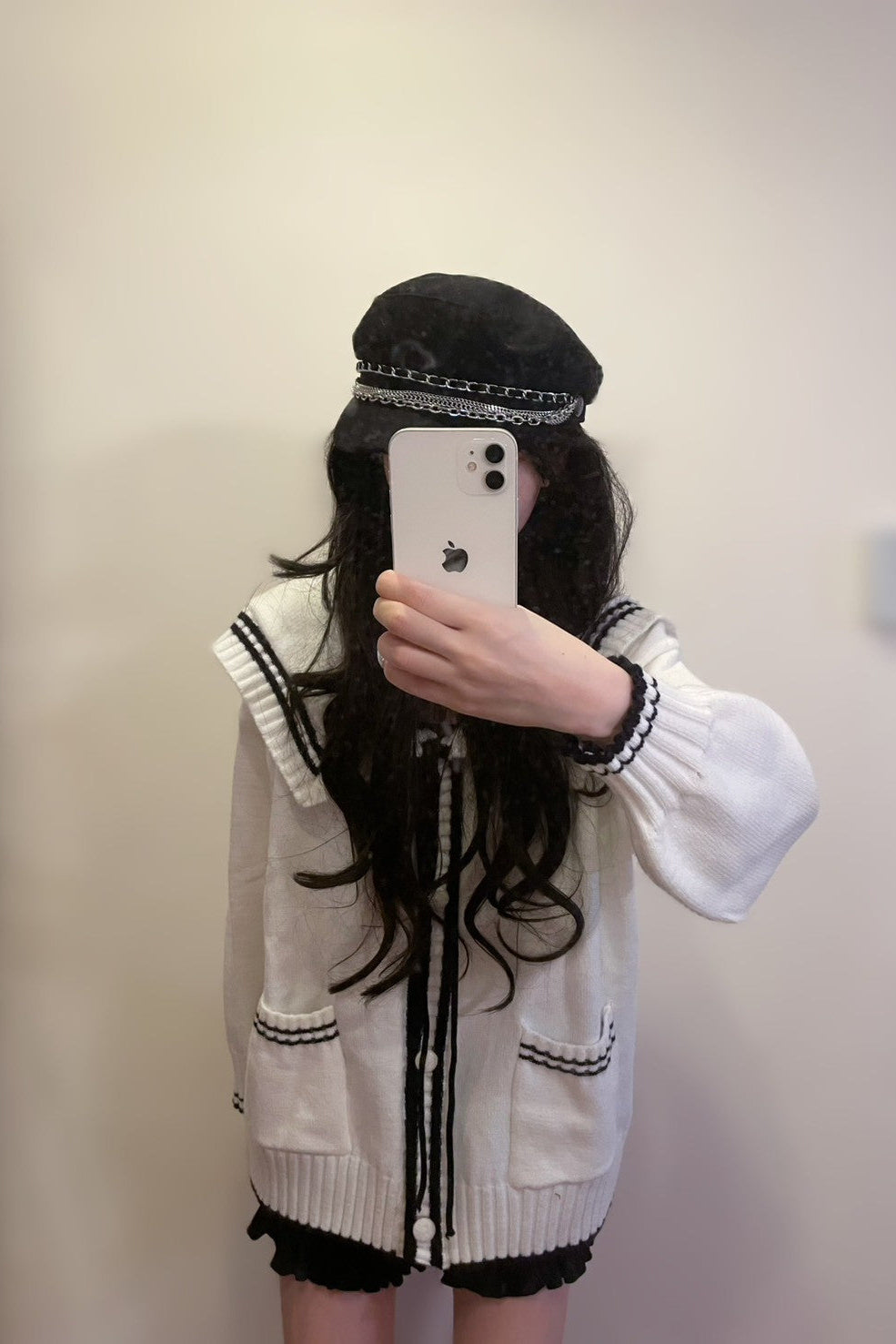 【Maje】セーラーニットカーディガンバイカラー Maje】セーラーニットカーディガンバイカラー MAJE セーラーカラー