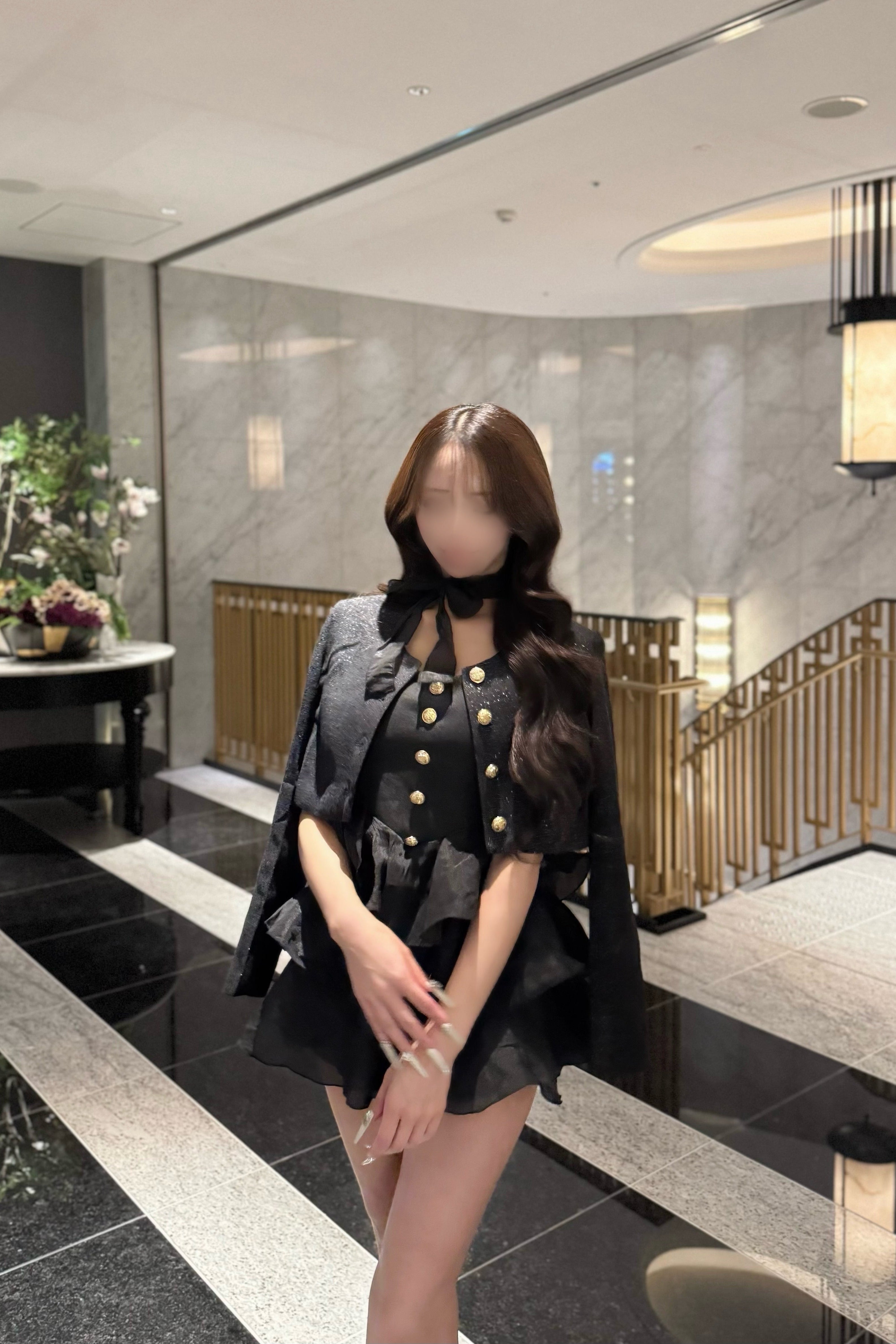 ゴールドボタンフリルセットアップ KR30050